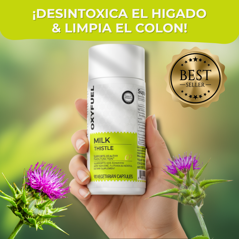 OXYFUEL Milk Thistle Liver Detox & Colon Cleanse