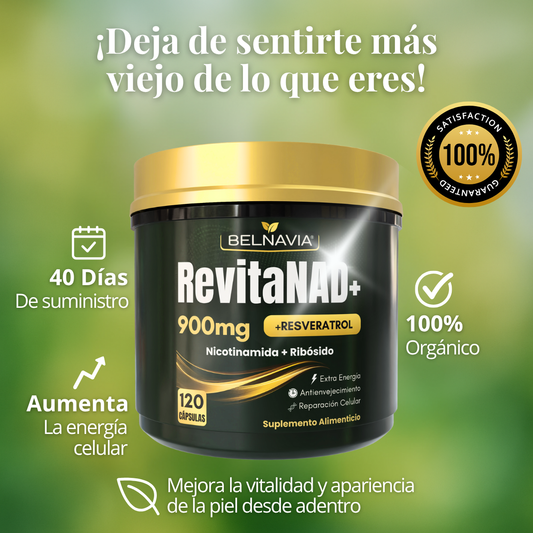 RevitaNAD™  Rejuvenecimiento, Vitalidad y Energía Celular
