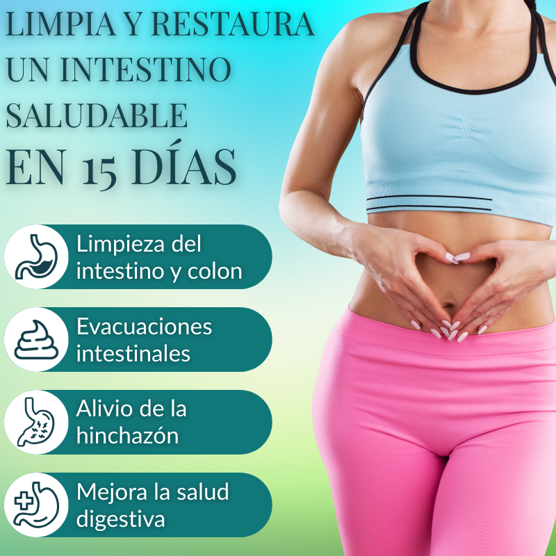 TotalClean15™ - Tratamiento de Desintoxicación Intestinal y Limpieza de Colon