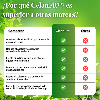 CleanFit™ Elimina las toxinas de tu cuerpo mientras quemas grasa