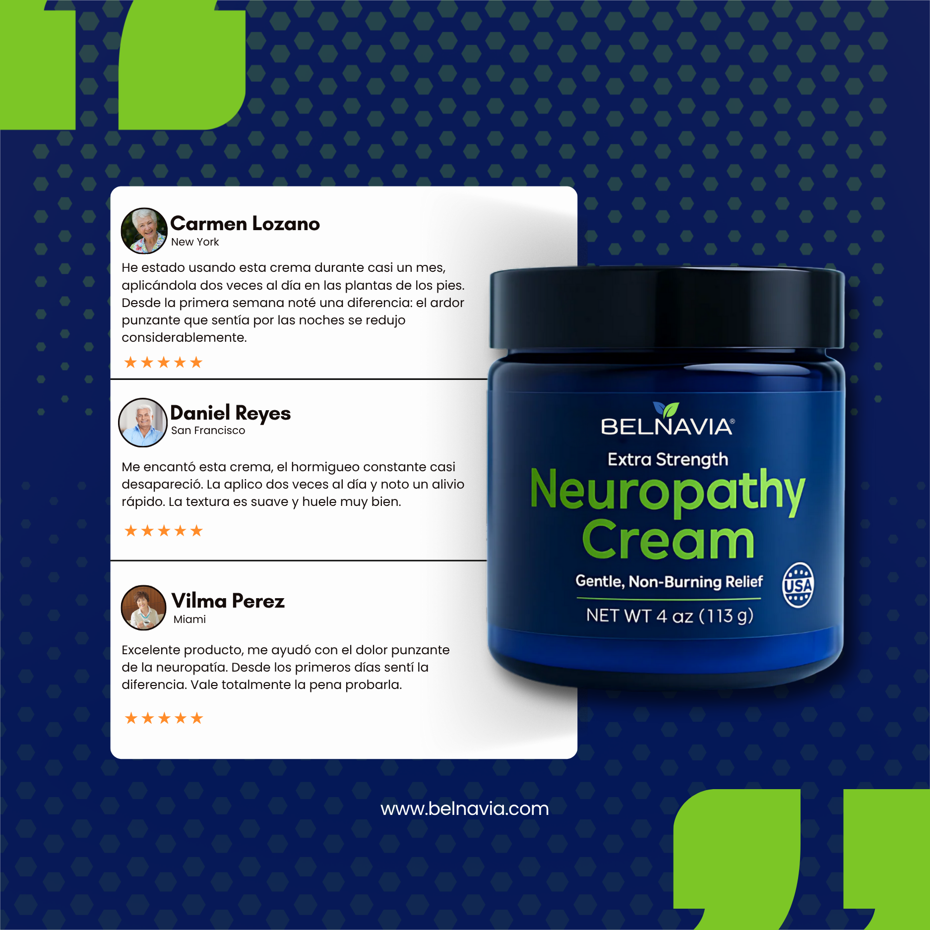 Belnavia® Alivio Efectivo y Natural para la Neuropatía - Fórmula Extra Fuerte