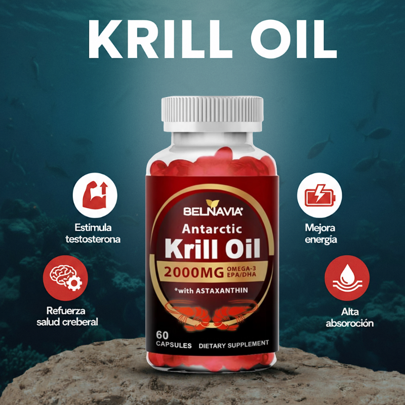 KrillOil™ Aumenta la Testosterona y Vitalidad