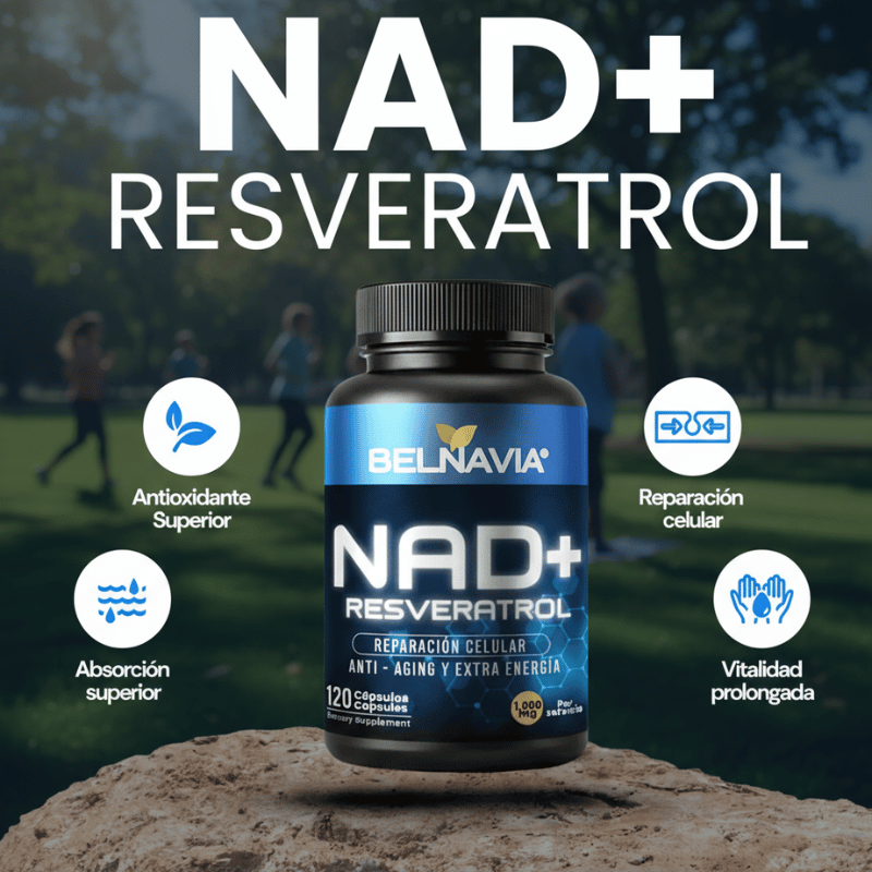 NAD+ Energía Celular y Antienvejecimiento