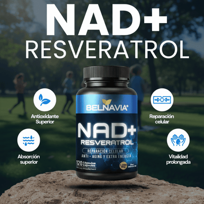 NAD+ Energía Celular y Antienvejecimiento