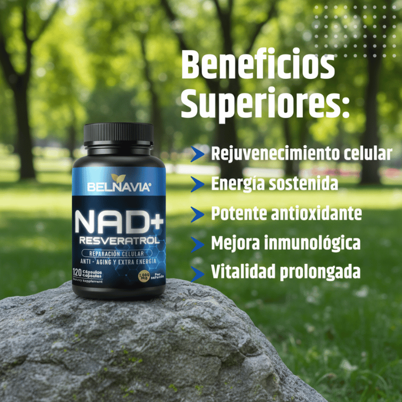NAD+ Energía Celular y Antienvejecimiento